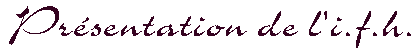 hypnose : pr&eacute;sentation