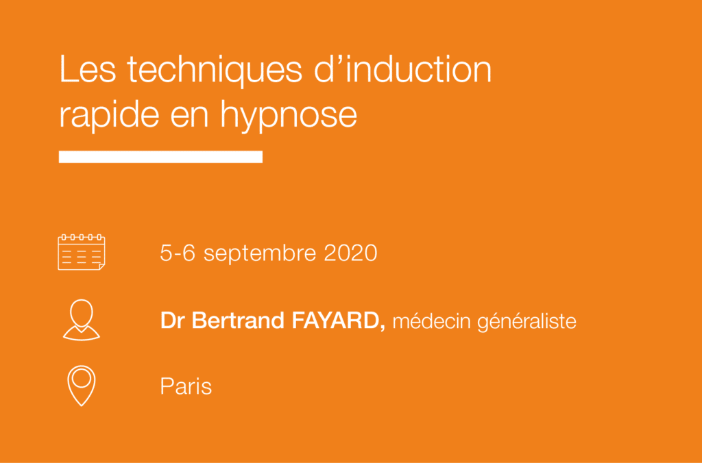 Seminaire Techniques induction rapide en hypnose IFH