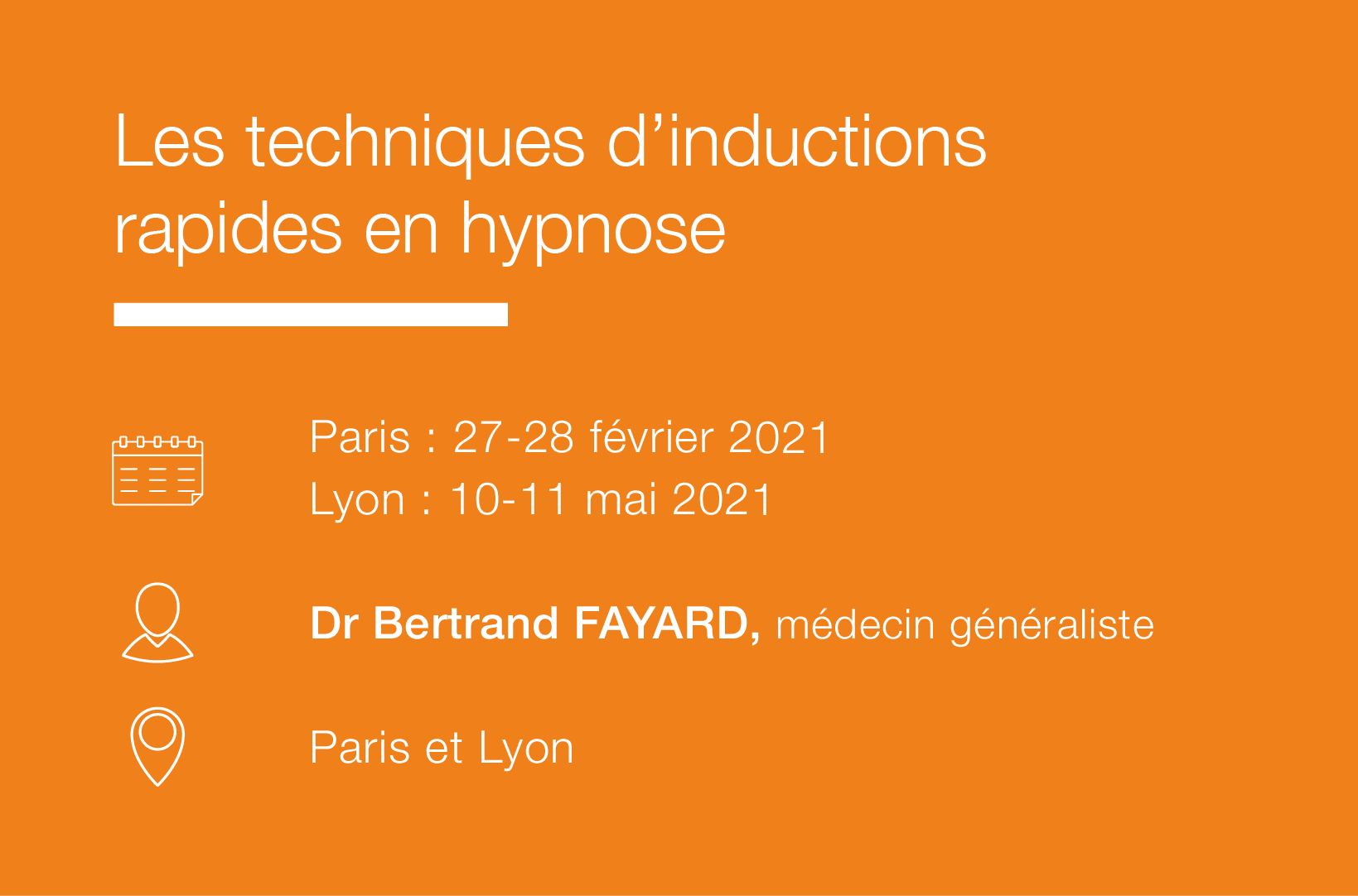 Seminaire Les techniques d Inductions rapides en hypnose-IFH