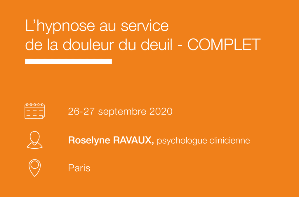 Seminaire Formation Hypnose au service de la douleur du deuil IFH