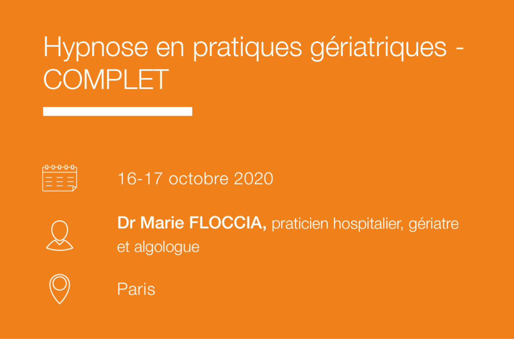 Formation Seminaire Hypnose en pratiques geriatriques IFH