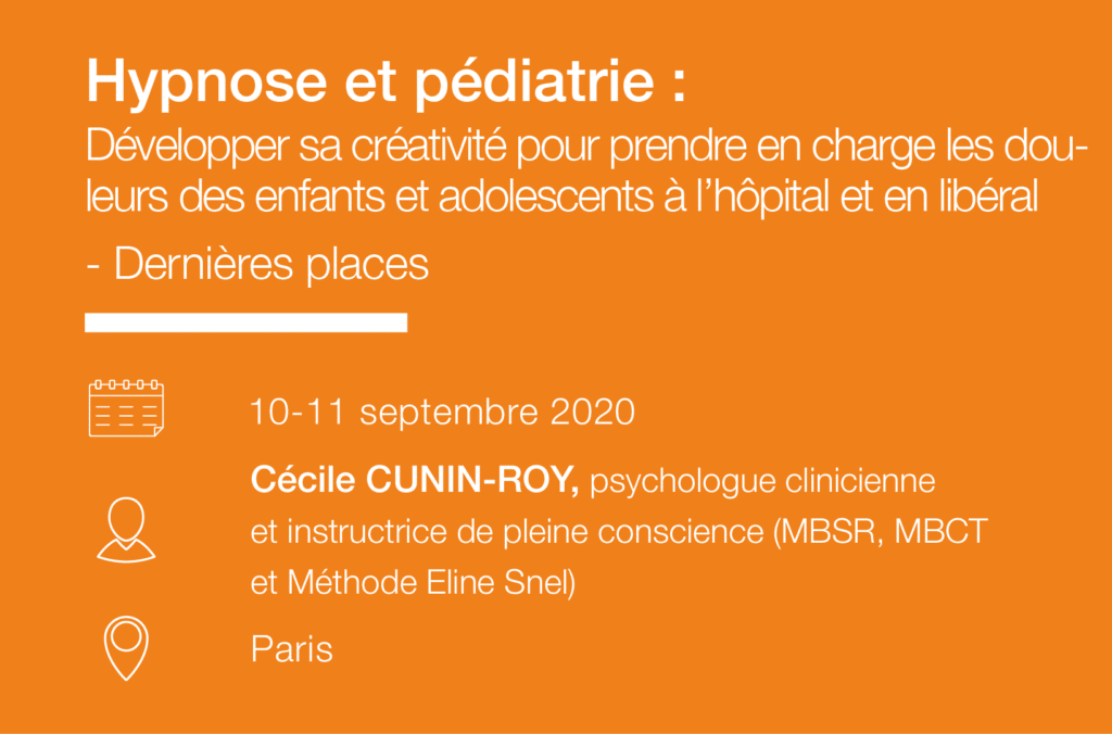 Seminaire Hypnose et pediatrie - IFH