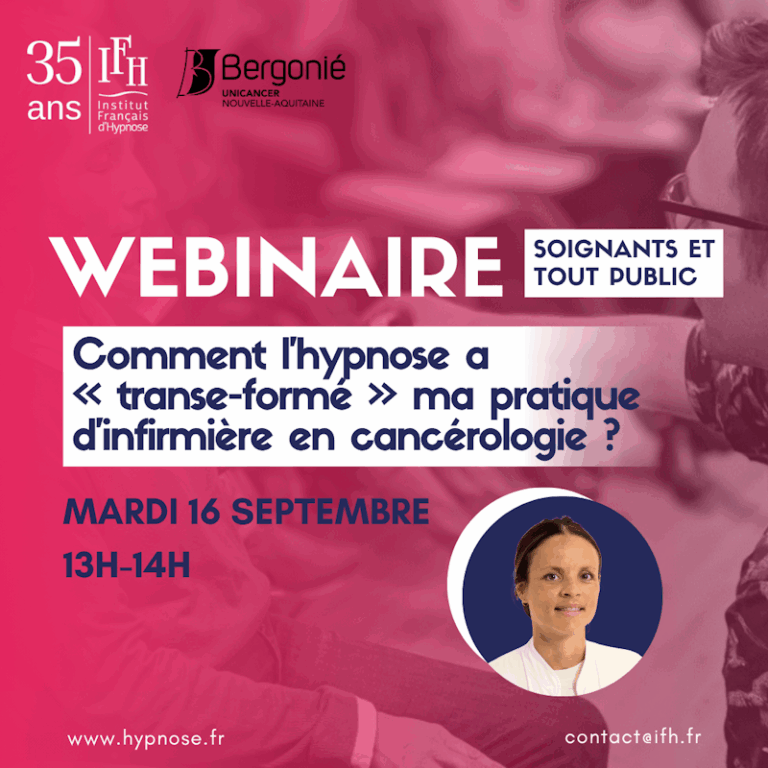 Webinaire IFH : Hypnose et Cancer Maryne Durieupeyroux